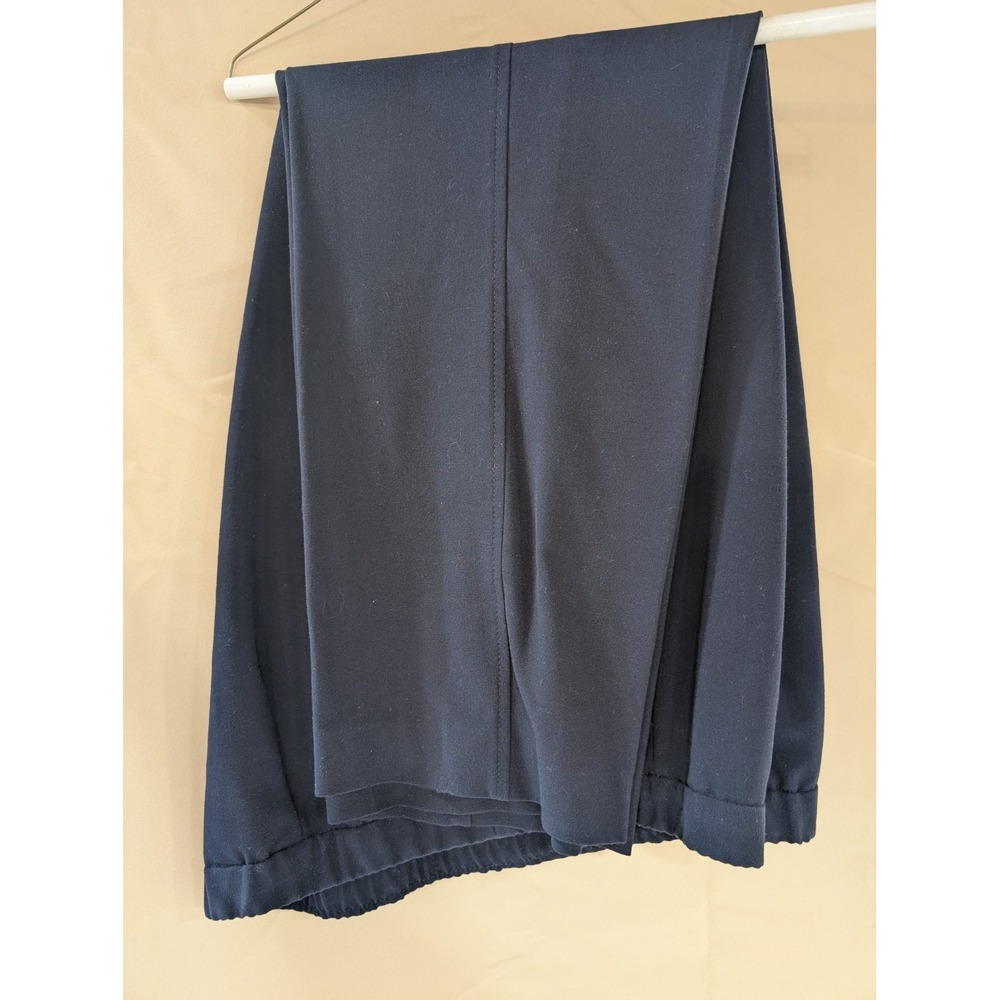 AVENUE Essentials Black Pull-On Pants 16W Elastic Waist Comfort Fit Tapered Leg